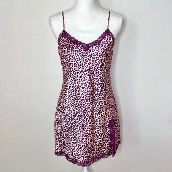 Y2K Victoria’s Secret Leopard Slip Dress - Picture 1 of 5